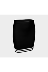 Striped Fitted Skirt - Objet D'Art