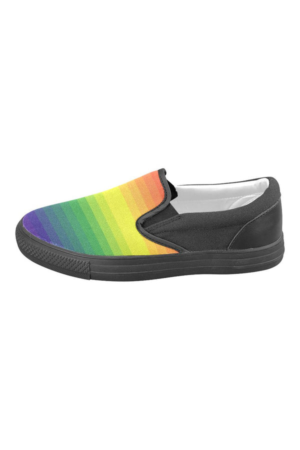 Spectrum of Possibility Men's Slip-on Canvas Shoes (Model 019) - Objet D'Art