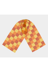 Tri-Orange Matrix Long Scarf - Objet D'Art