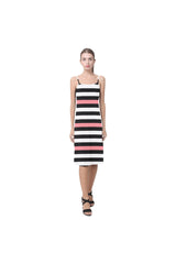 PINK stripe Alcestis Slip Dress (Model D05) - Objet D'Art