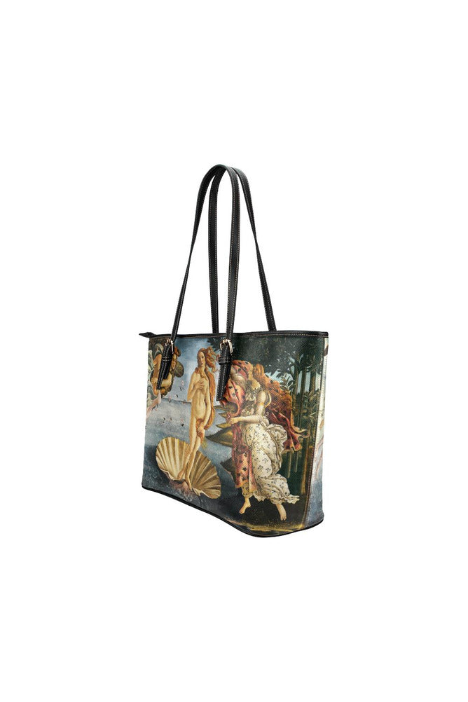 Birth of Venus Leather Tote Bag/Small - Objet D'Art
