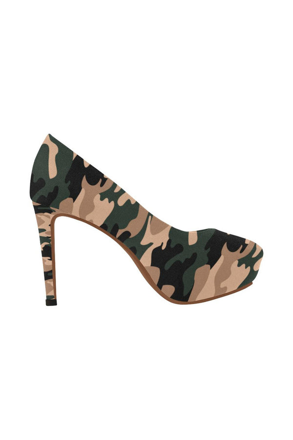 Camouflage Women's High Heels - Objet D'Art