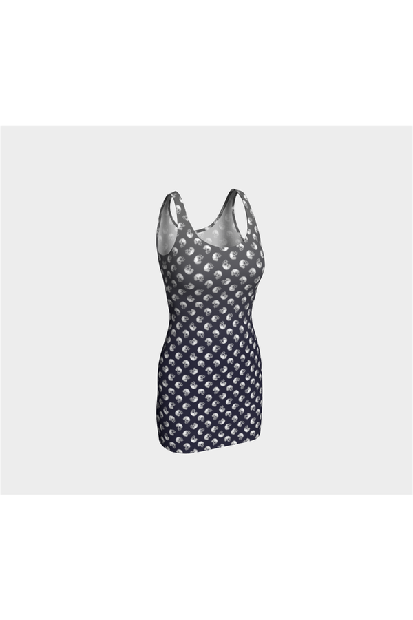 Skull-ka Dot Bodycon Dress - Objet D'Art