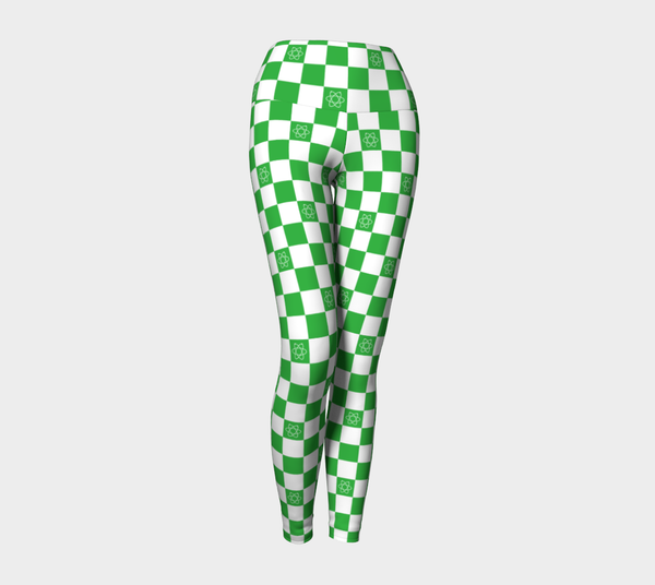 Cubic Limes Yoga Leggings - Objet D'Art