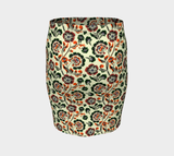 Floral Bouquet Fitted Skirt - Objet D'Art