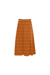 KENTE Print Aoede Crepe Skirt - Objet D'Art