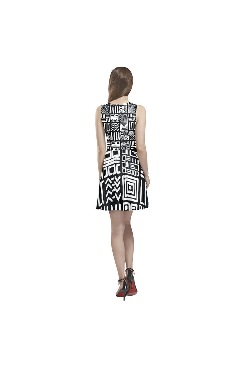 Modern Tribal Thea Sleeveless Skater Dress - Objet D'Art Online Retail Store