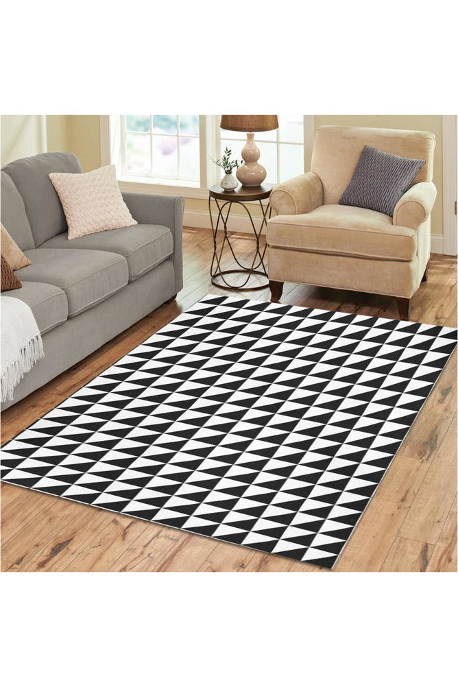 Triangle Tranquility Area Rug7'x5' - Objet D'Art