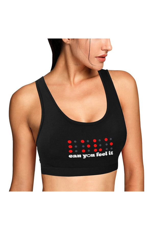 Love Braille Sports Bra - Objet D'Art