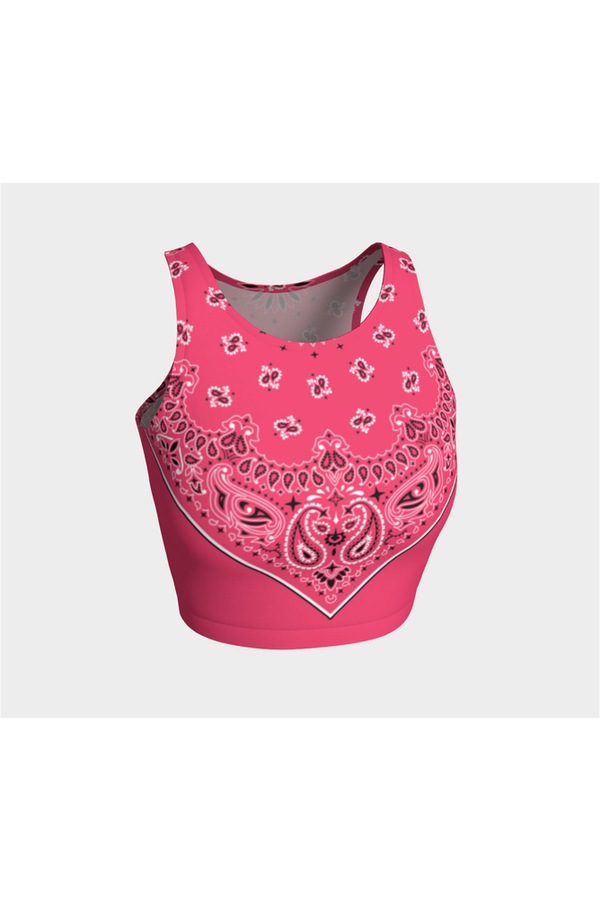 Pink Bandana Athletic Top - Objet D'Art