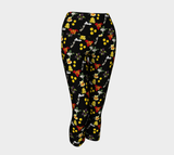 Floral Yoga Capris - Objet D'Art