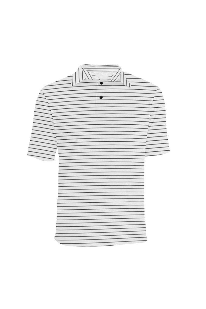 Stripes Men's Polo Shirt - Objet D'Art