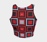 Chess Queen Athleic Crop Top - Objet D'Art