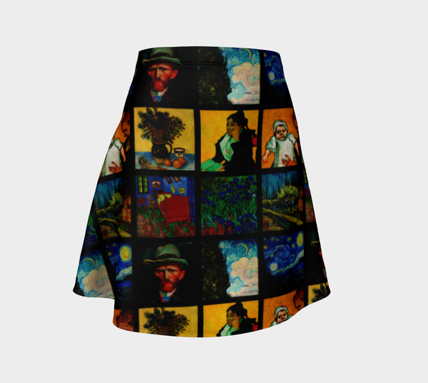 Gogh Classic Flare Skirt - Objet D'Art