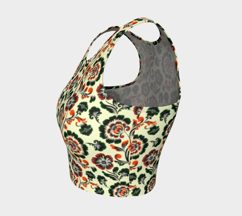 Floral Bouquet Crop Top - Objet D'Art