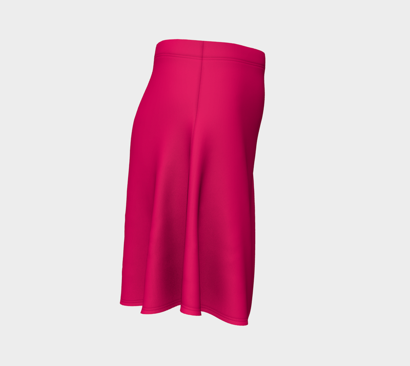 Hot Pink Flare Skirt - Objet D'Art
