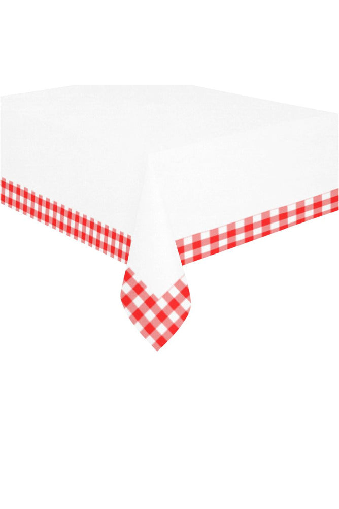Gingham Cotton Linen Tablecloth 60" x 90" - Objet D'Art Online Retail Store