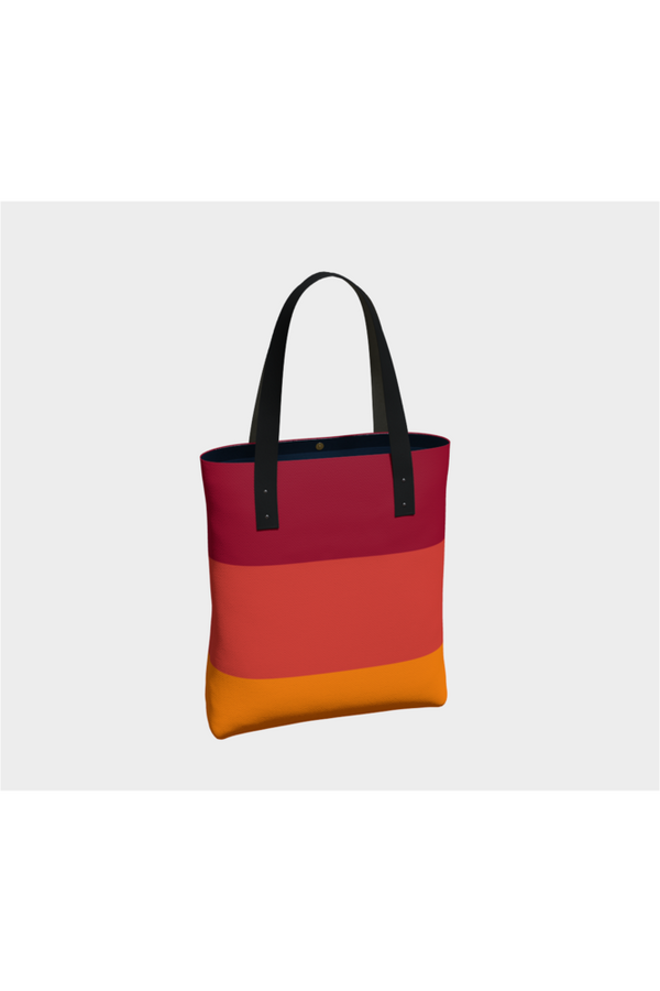 Tri-Color Tote Bag - Objet D'Art