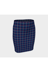 Anaglyphic  Fitted Skirt - Objet D'Art Online Retail Store