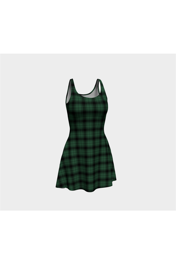 Comfy Plaid Flare Dress - Objet D'Art