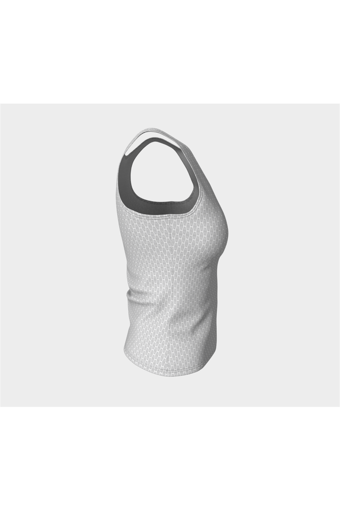 Geo Illusion Fitted Tank Top - Objet D'Art