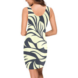 petal play print Medea Vest Dress (Model D06) - Objet D'Art