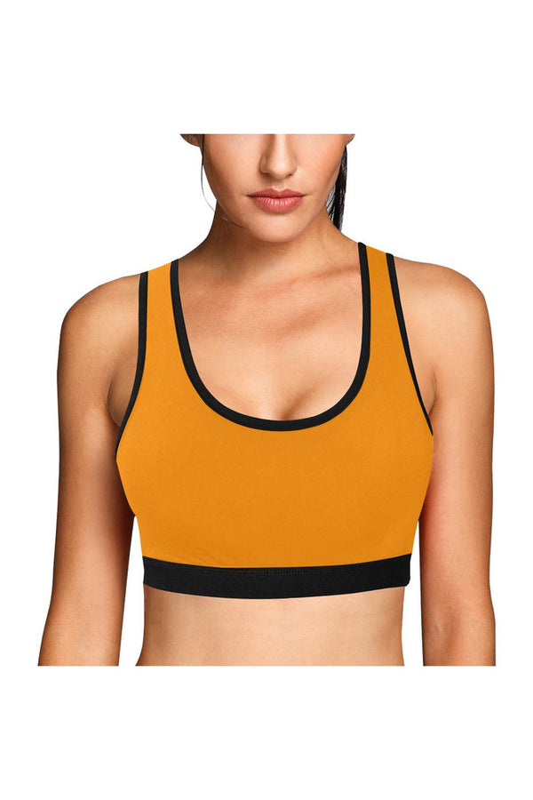 Turmeric Women's All Over Print Sports Bra (Model T52) - Objet D'Art