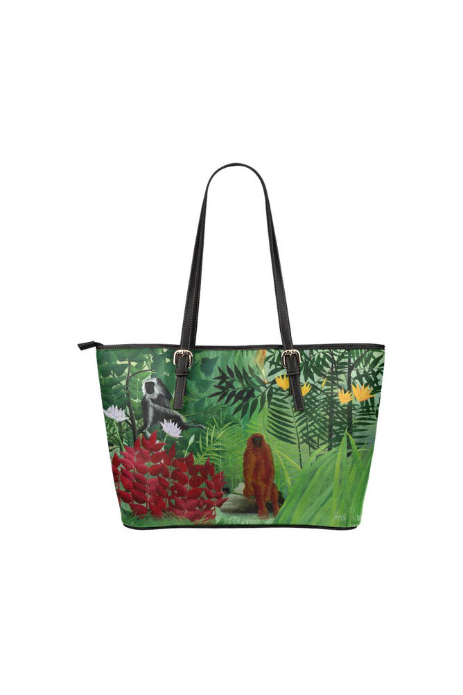 Henri Rousseau Leather Tote Bag/Small - Objet D'Art