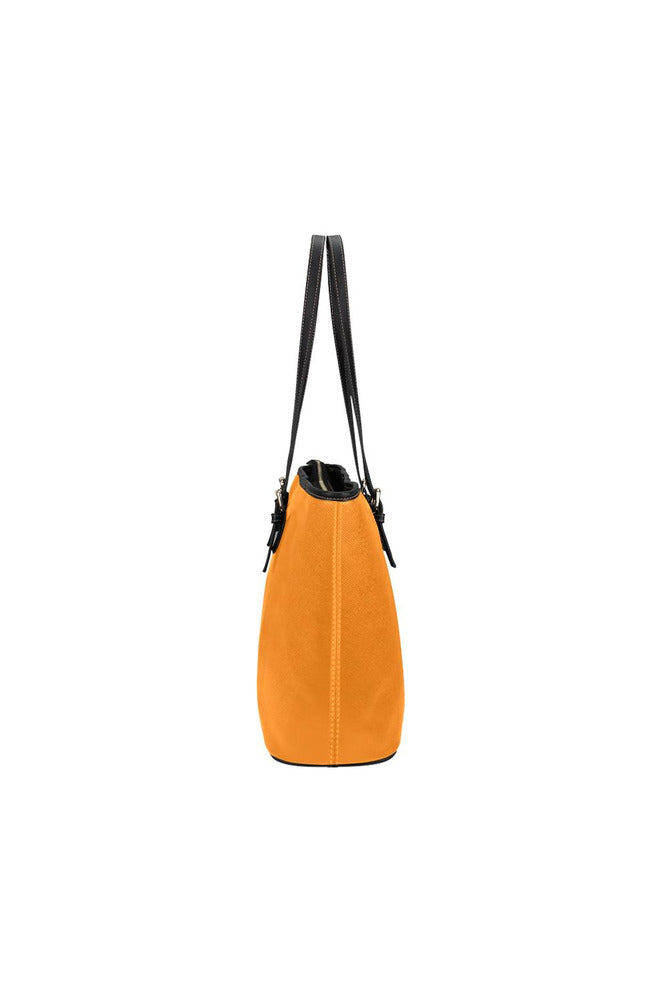 Orange Marmalade Purse Leather Tote Bag/Small - Objet D'Art