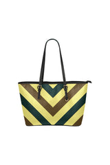 Herringbone Leather Tote Bag/Small - Objet D'Art