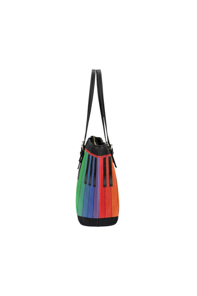 The Color of Music Leather Tote Bag/Small - Objet D'Art