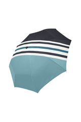 Blue Stripey Auto-Foldable Umbrella (Model U04) - Objet D'Art Online Retail Store