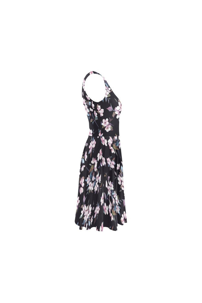 DK BLUE D19 BCK TOP Sleeveless Ice Skater Dress (D19) - Objet D'Art