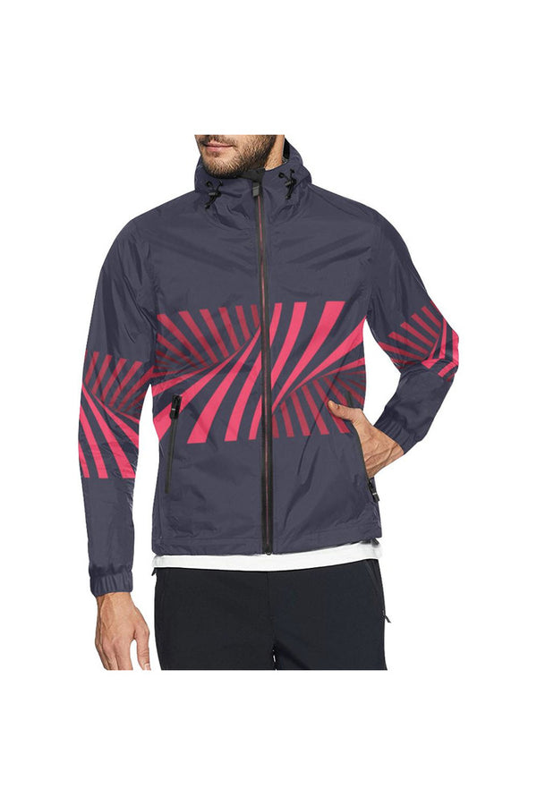 Winter Illusion All Over Print Windbreaker for Men (Model H23) - Objet D'Art