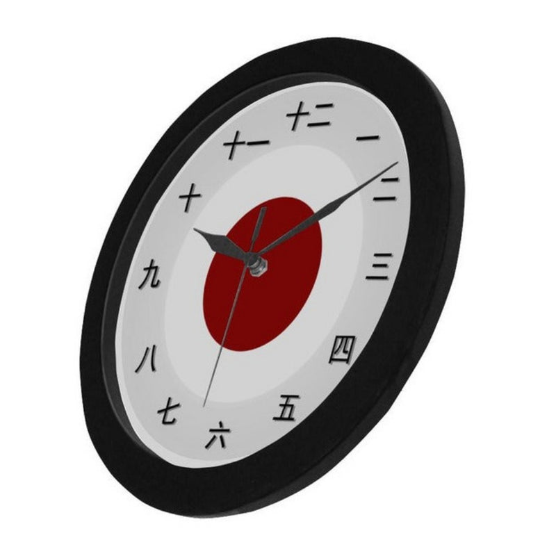 Kanji Circular Plastic Wall clock - Objet D'Art Online Retail Store