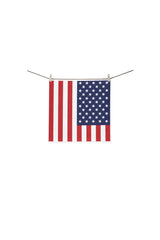 USA Flag Hand Towel Square Towel 13“x13” - Objet D'Art