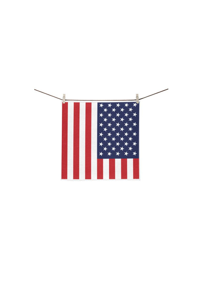 USA Flag Hand Towel Square Towel 13“x13” - Objet D'Art