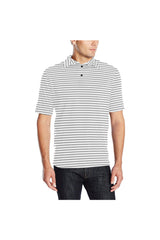 Stripes Men's Polo Shirt - Objet D'Art
