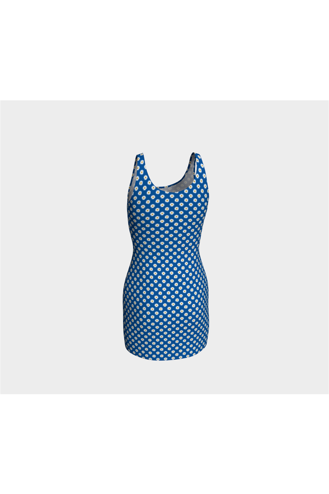 Daisy Blue Bodycon Dress - Objet D'Art