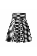 Micro Polka Dot Women's Skater Skirt - Objet D'Art