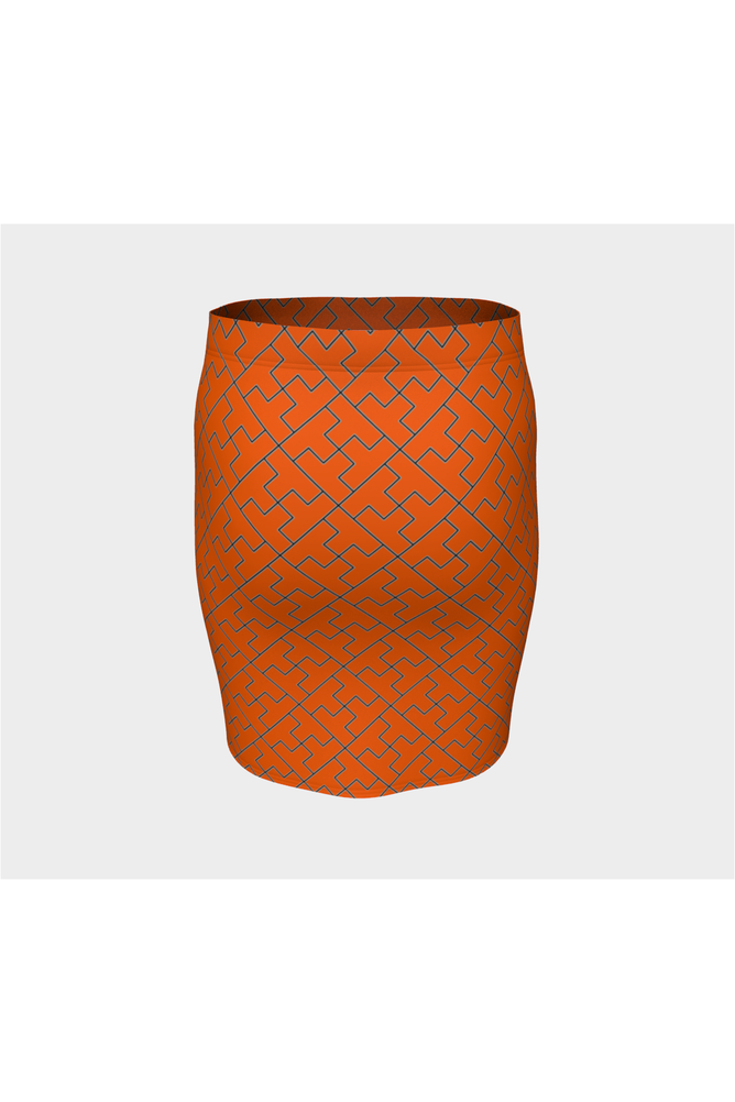 Tetricity Fitted Skirt - Objet D'Art