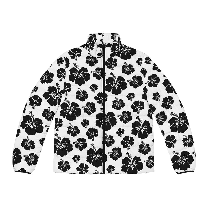 Men's Puffer Jacket (AOP) - Objet D'Art