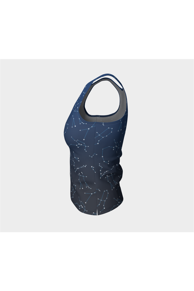 Zodiac Constellation Fitted Tank Top - Objet D'Art