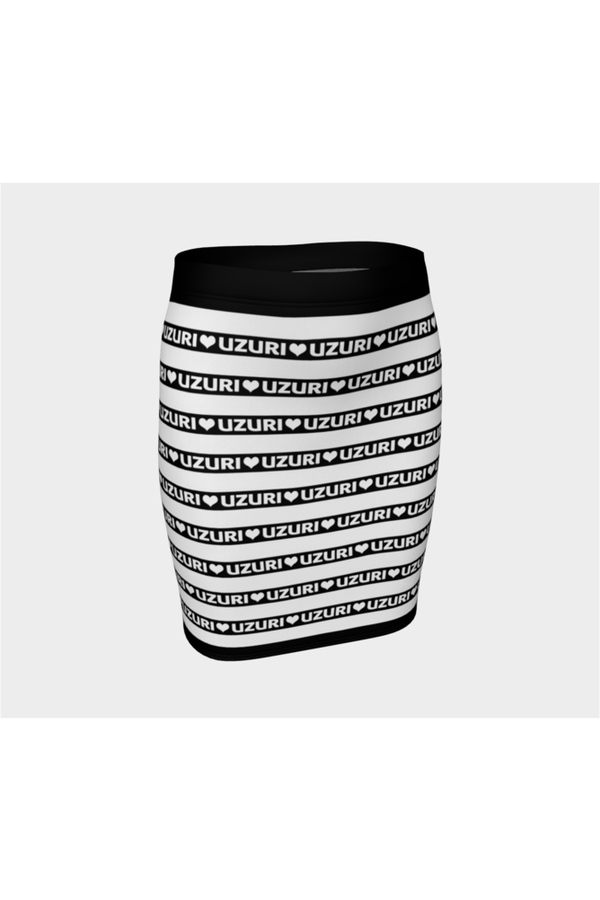 Uzuri Love Fitted Skirt - Objet D'Art