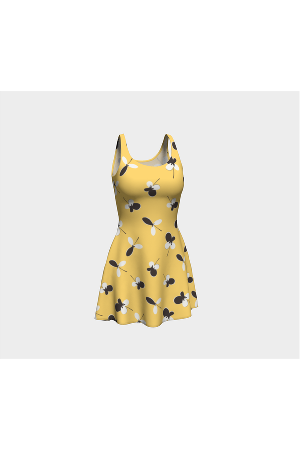 Golden Meadow Flare Dress - Objet D'Art