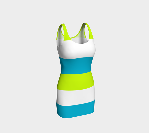 Vibrant Bodycon Dress - Objet D'Art