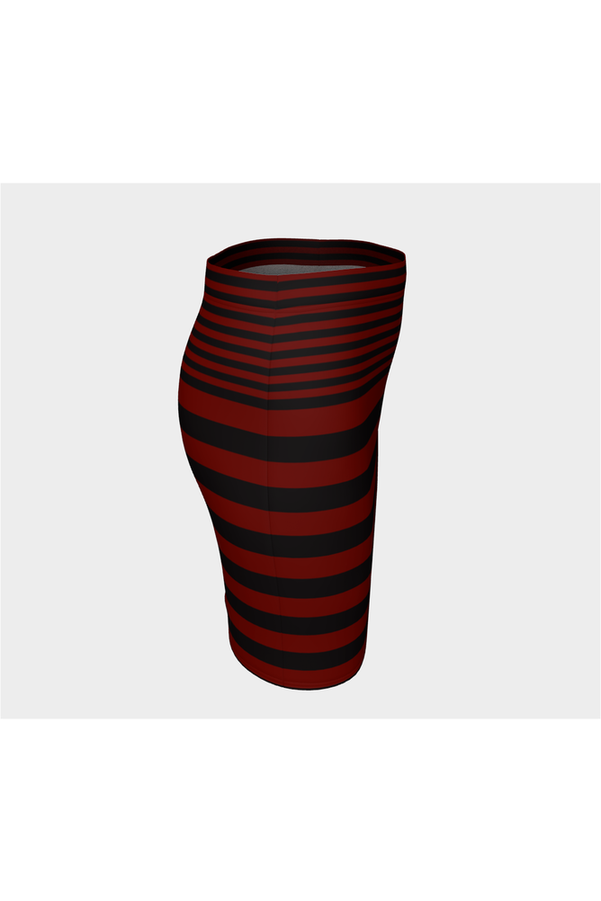 Striped Fitted Skirt - Objet D'Art