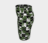 Ivy Pearls and Chess Queen Fitted Skirt - Objet D'Art