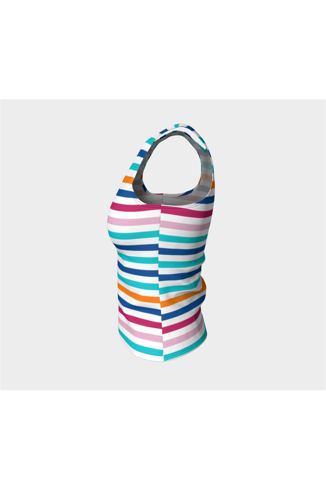 Rainbow Brite Fitted Tank Top - Objet D'Art