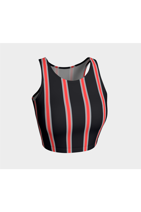 Flaming Stripes Athletic Top - Objet D'Art Online Retail Store